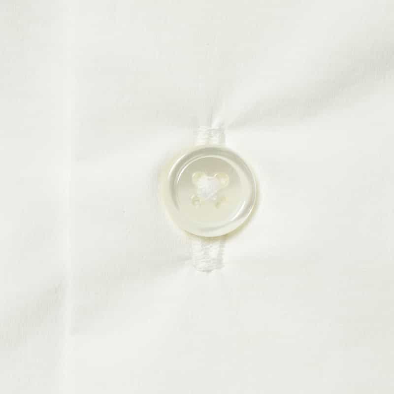 BARNEYS NEW YORK ストレッチシャツ WHITE