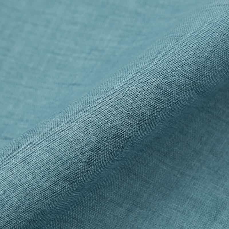 BARNEYS NEW YORK リネン素材レギュラーカラーシャツ LIGHT BLUE