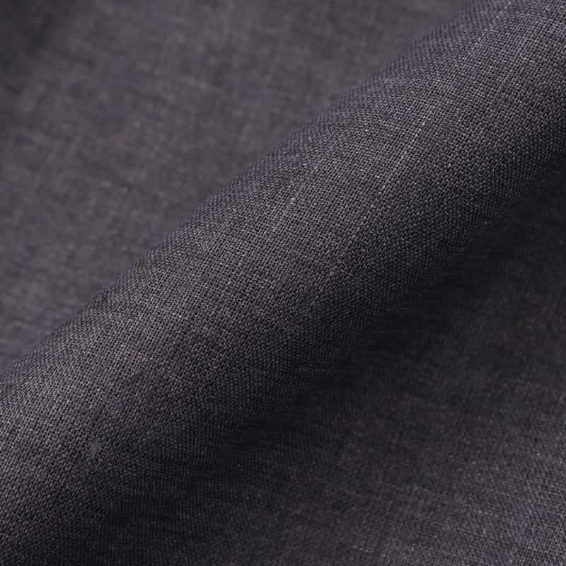 BARNEYS NEW YORK リネン素材レギュラーカラーシャツ GRAY