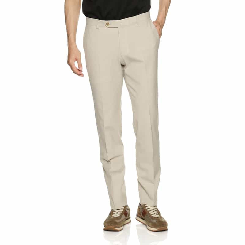BARNEYS NEW YORK スリムテーパードパンツ BEIGE