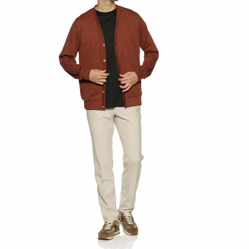 BARNEYS NEW YORK スリムテーパードパンツ BEIGE