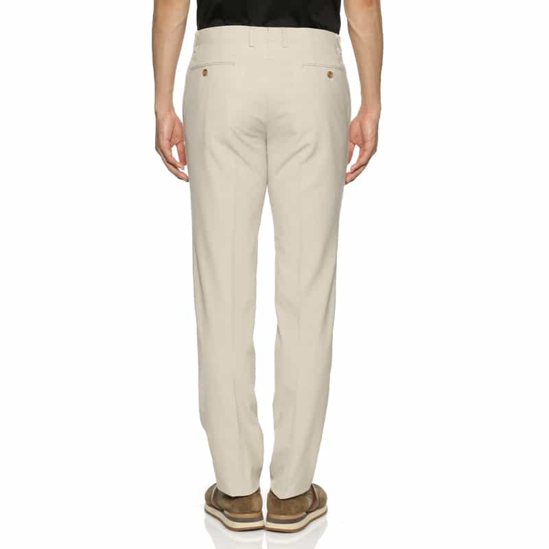 BARNEYS NEW YORK スリムテーパードパンツ BEIGE