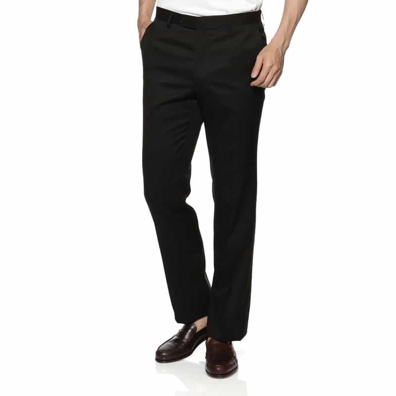 BARNEYS NEW YORK スリムストレートパンツ BLACK