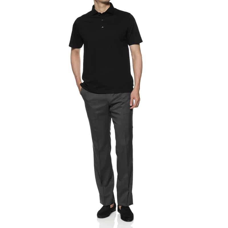 BARNEYS NEW YORK スリムストレートパンツ GRAY