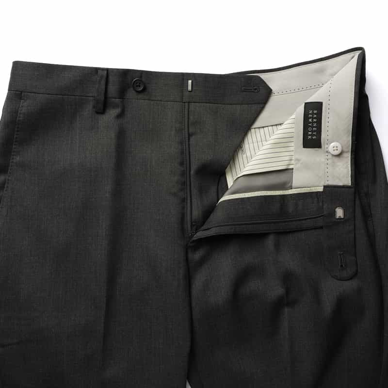 BARNEYS NEW YORK スリムストレートパンツ GRAY