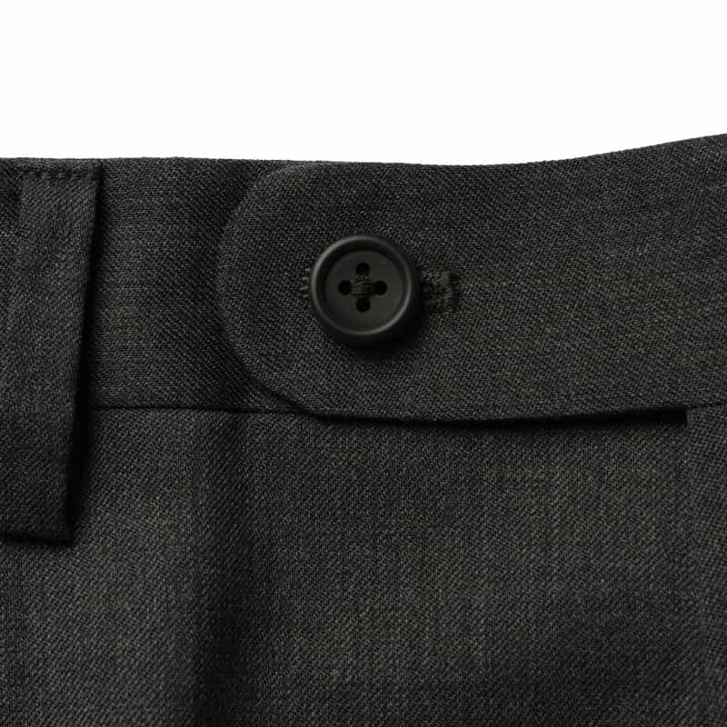 BARNEYS NEW YORK スリムストレートパンツ GRAY