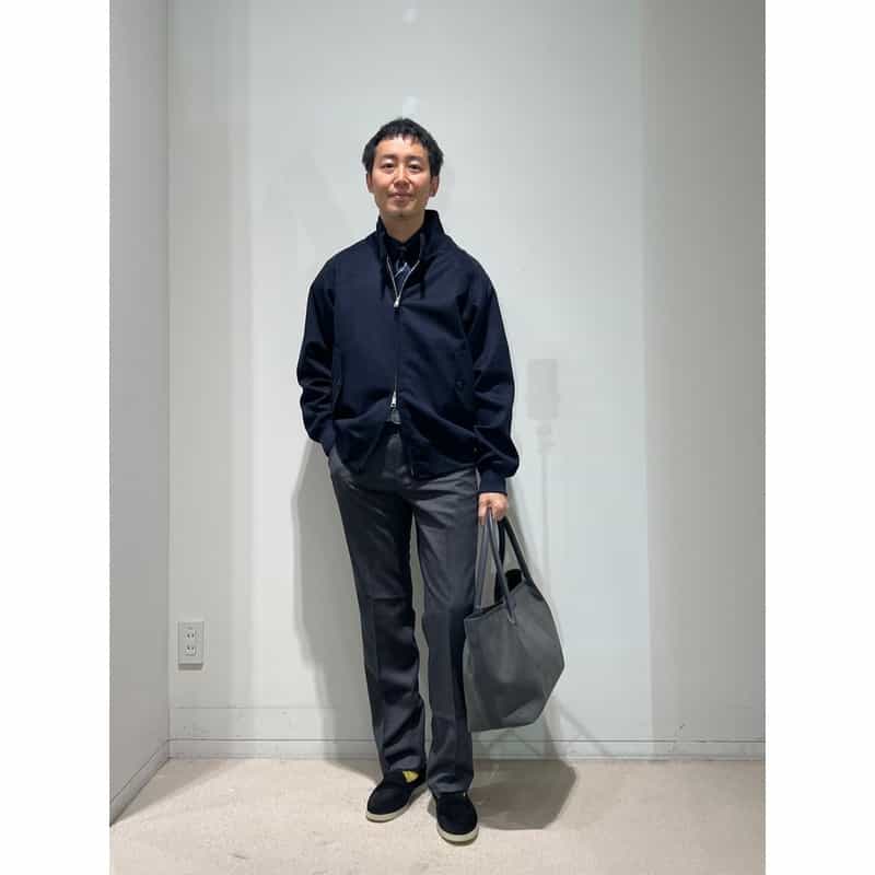 BARNEYS NEW YORK スリムストレートパンツ GRAY