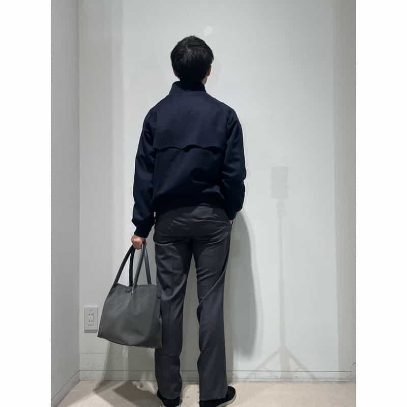 BARNEYS NEW YORK スリムストレートパンツ GRAY