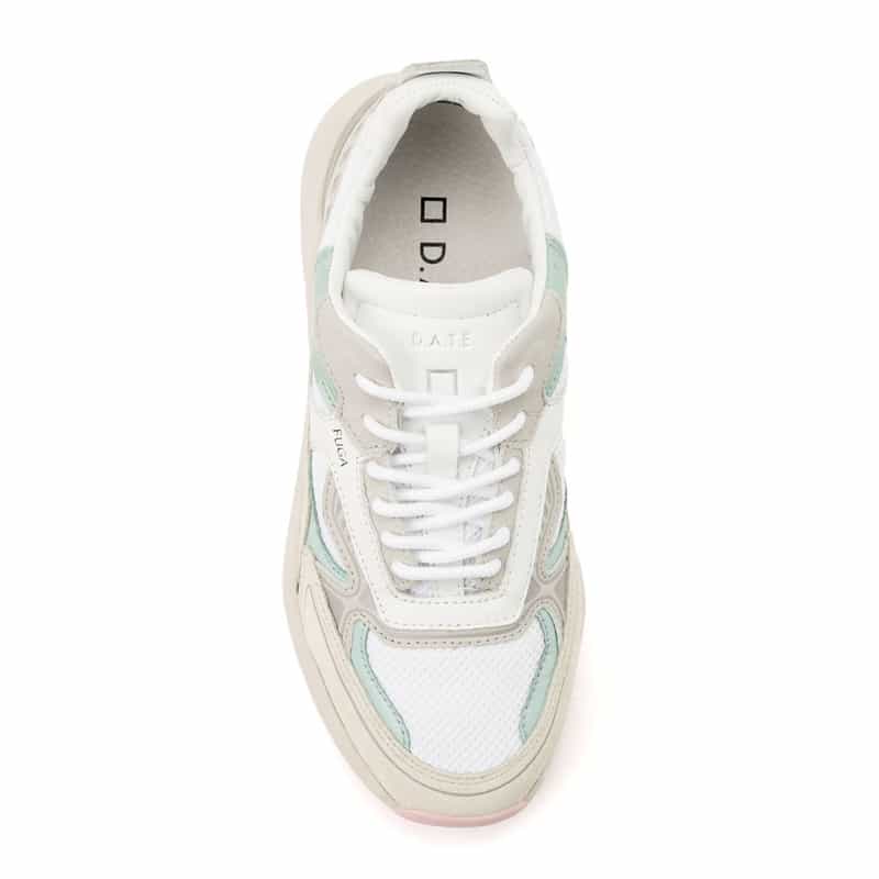 D.A.T.E. スニーカー "FUGA" WHITE