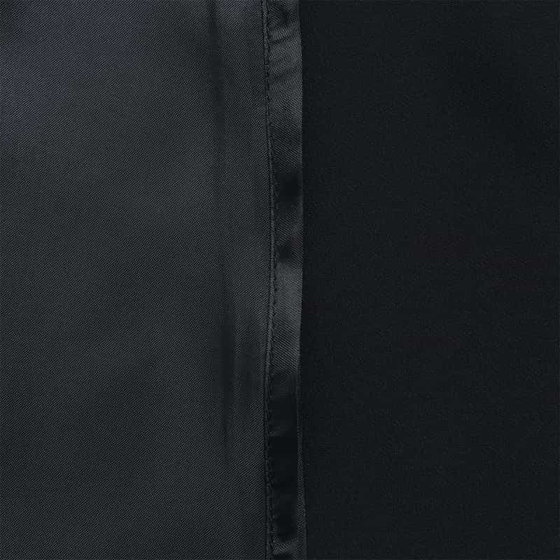 BARNEYS NEW YORK ウォッシャブル バルーンスリーブドレス NAVY