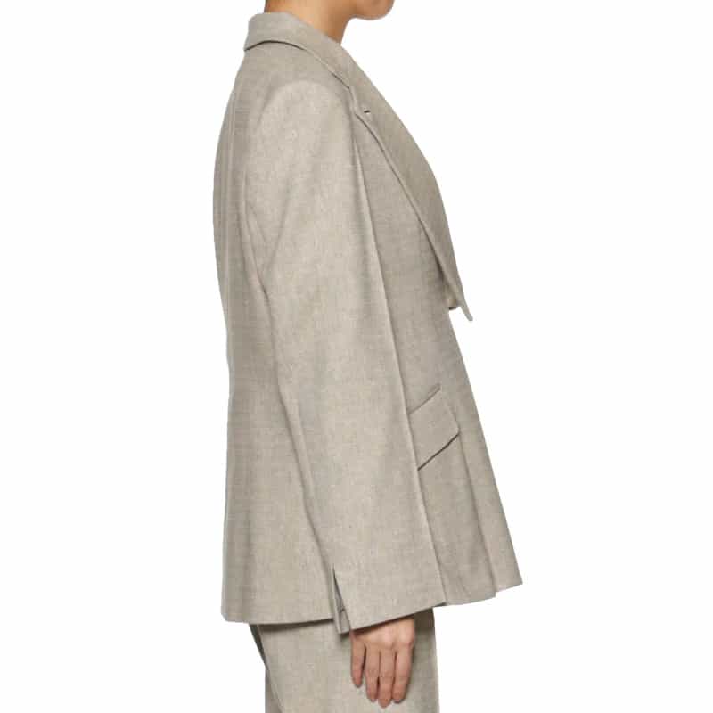 BARNEYS NEW YORK セットアップ ドビーツイードジャケット BEIGE