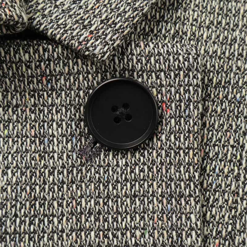 BARNEYS NEW YORK セットアップ ドビーツイードジャケット BLACK