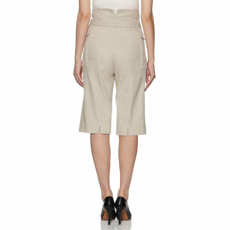 BARNEYS NEW YORK セットアップ ドビーツイードハーフパンツ BEIGE