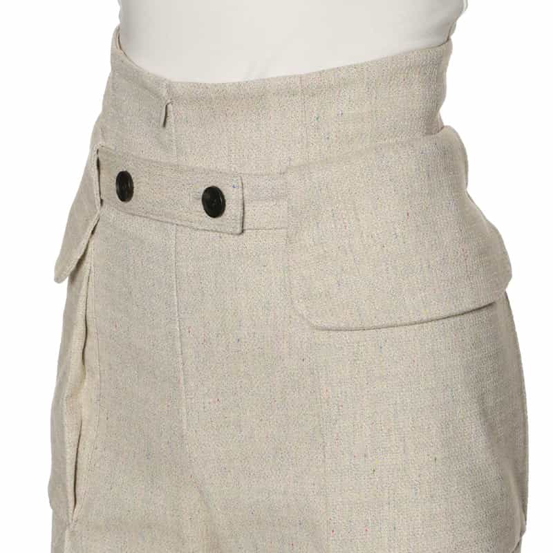 BARNEYS NEW YORK セットアップ ドビーツイードハーフパンツ BEIGE