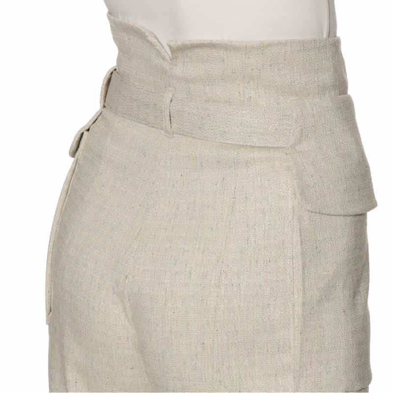 BARNEYS NEW YORK セットアップ ドビーツイードハーフパンツ BEIGE