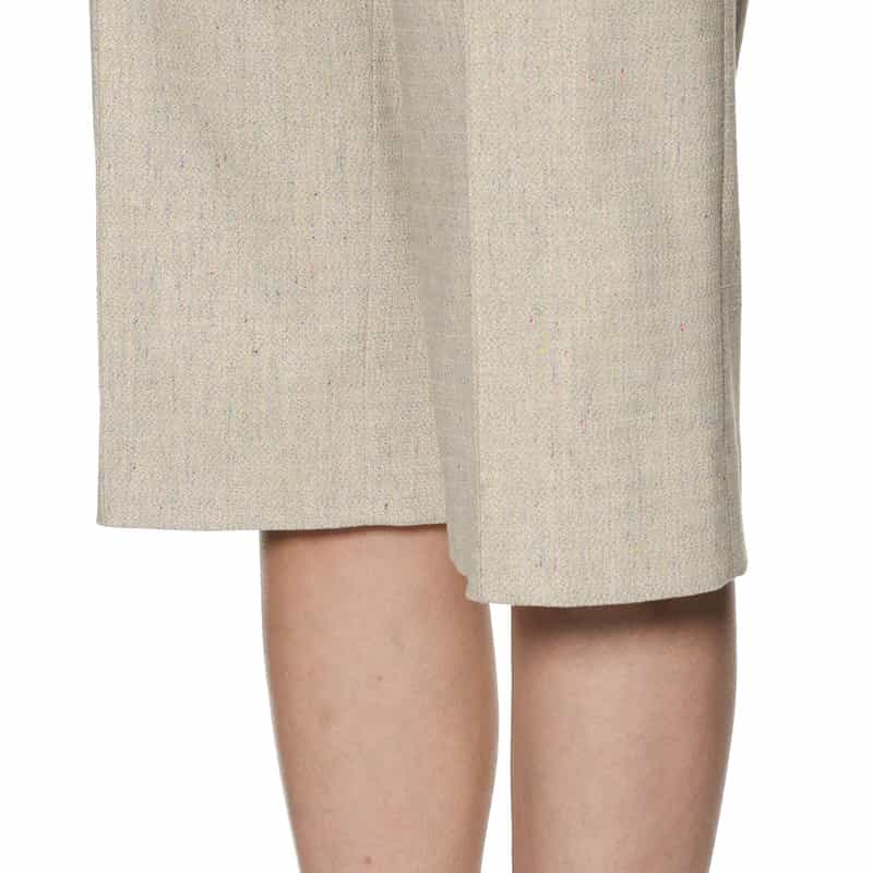 BARNEYS NEW YORK セットアップ ドビーツイードハーフパンツ BEIGE