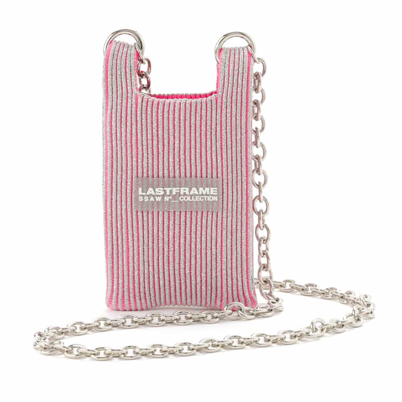 LASTFRAME LASTFRAME＜ラストフレーム＞メタリック マイクロ マーケットバッグ "KYOTO" PINK