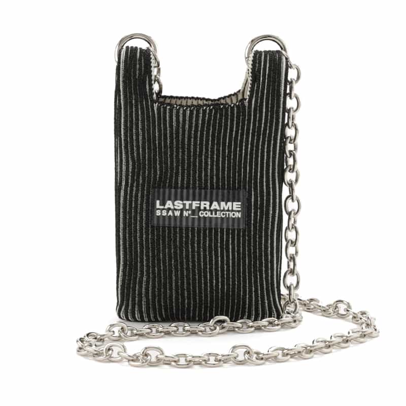 LASTFRAME LASTFRAME＜ラストフレーム＞メタリック マイクロ マーケットバッグ "KYOTO" BLACK