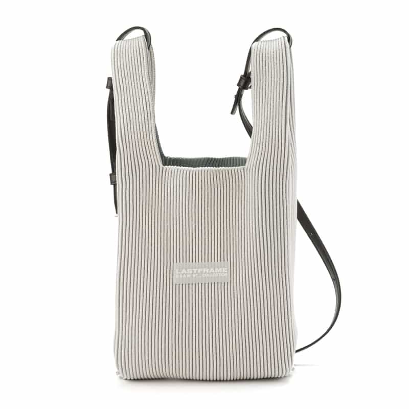 LASTFRAME LASTFRAME＜ラストフレーム＞メタリック スモール マーケットバッグ "KYOTO" WHITE