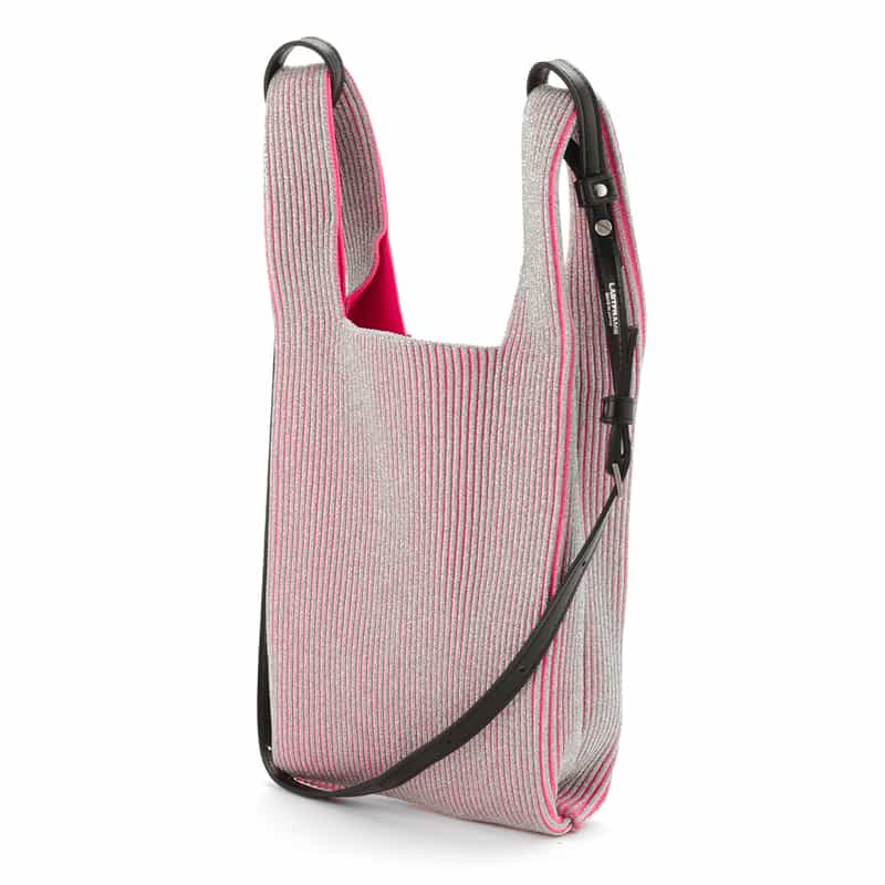 LASTFRAME LASTFRAME＜ラストフレーム＞メタリック スモール マーケットバッグ "KYOTO" PINK