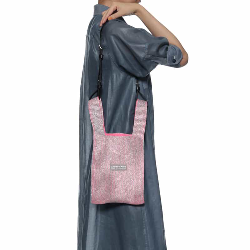 LASTFRAME LASTFRAME＜ラストフレーム＞メタリック スモール マーケットバッグ "KYOTO" PINK