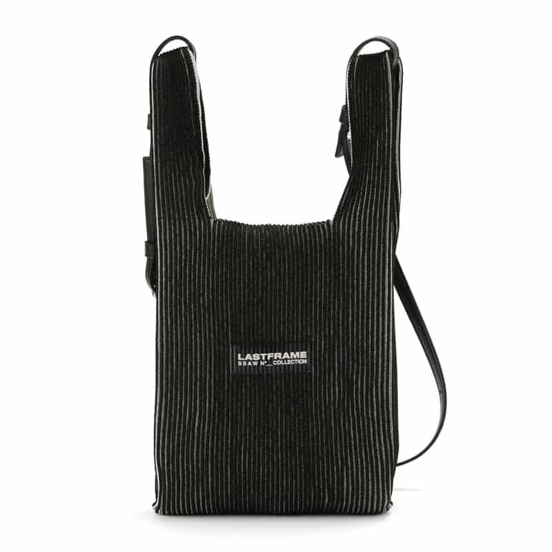 LASTFRAME LASTFRAME＜ラストフレーム＞メタリック スモール マーケットバッグ "KYOTO" BLACK