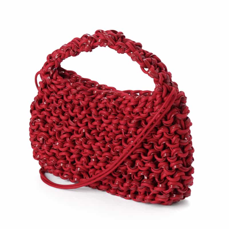 LASTFRAME LASTFRAME＜ラストフレーム＞2WAYハンドバッグ "CRAFTMADE" RED