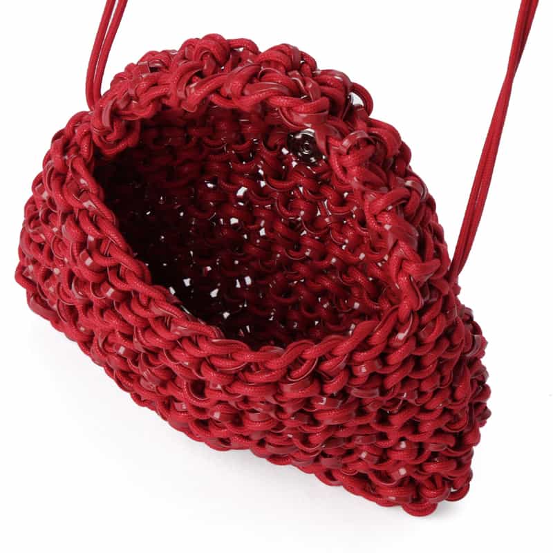 LASTFRAME LASTFRAME＜ラストフレーム＞2WAYハンドバッグ "CRAFTMADE" RED