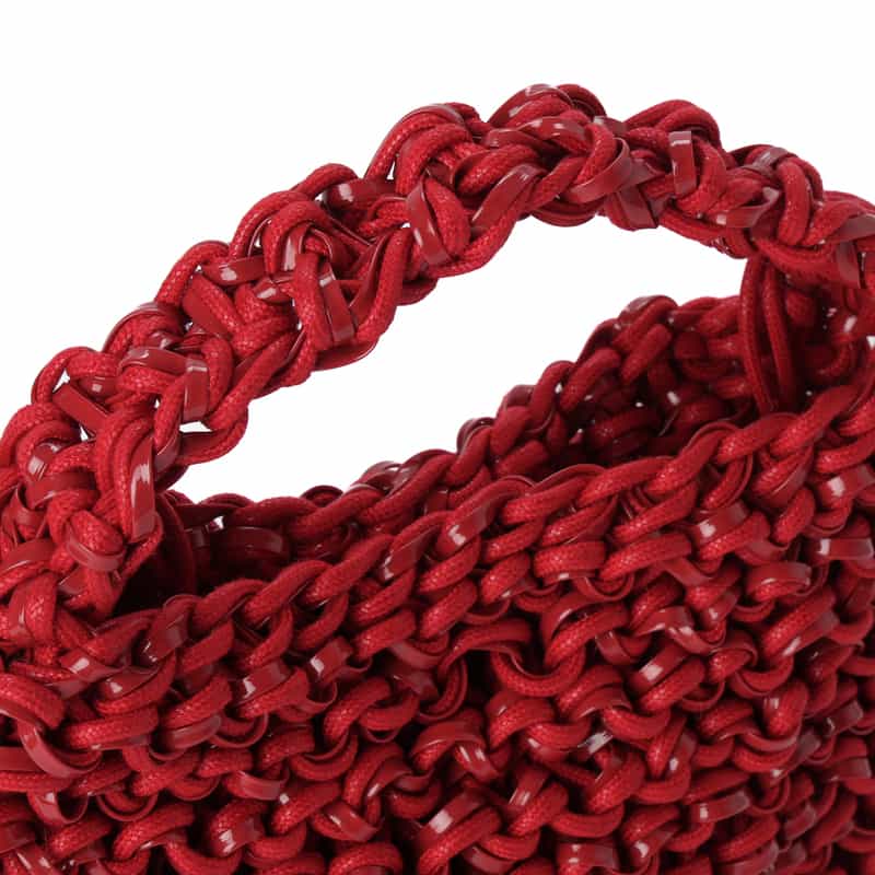 LASTFRAME LASTFRAME＜ラストフレーム＞2WAYハンドバッグ "CRAFTMADE" RED