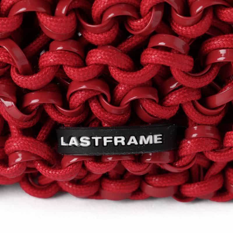 LASTFRAME LASTFRAME＜ラストフレーム＞2WAYハンドバッグ "CRAFTMADE" RED
