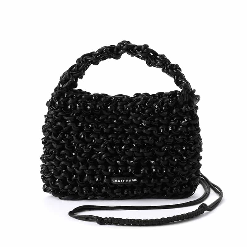 LASTFRAME LASTFRAME＜ラストフレーム＞2WAYハンドバッグ "CRAFTMADE" BLACK