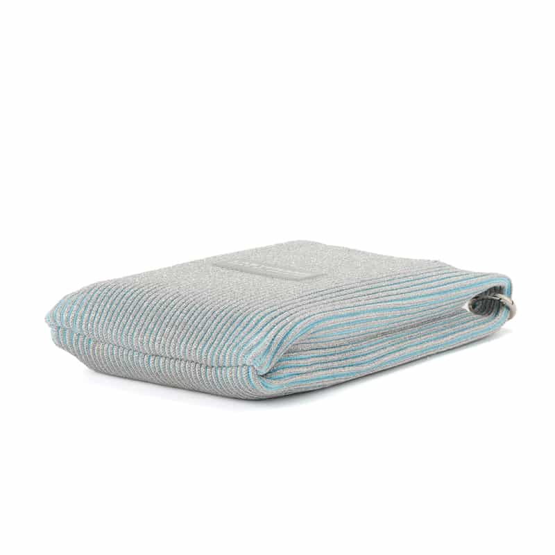 LASTFRAME LASTFRAME＜ラストフレーム＞メタリック ミニ マーケットバッグ "KYOTO" LT BLUE