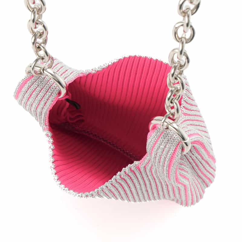 LASTFRAME LASTFRAME＜ラストフレーム＞メタリック ミニ マーケットバッグ "KYOTO" PINK