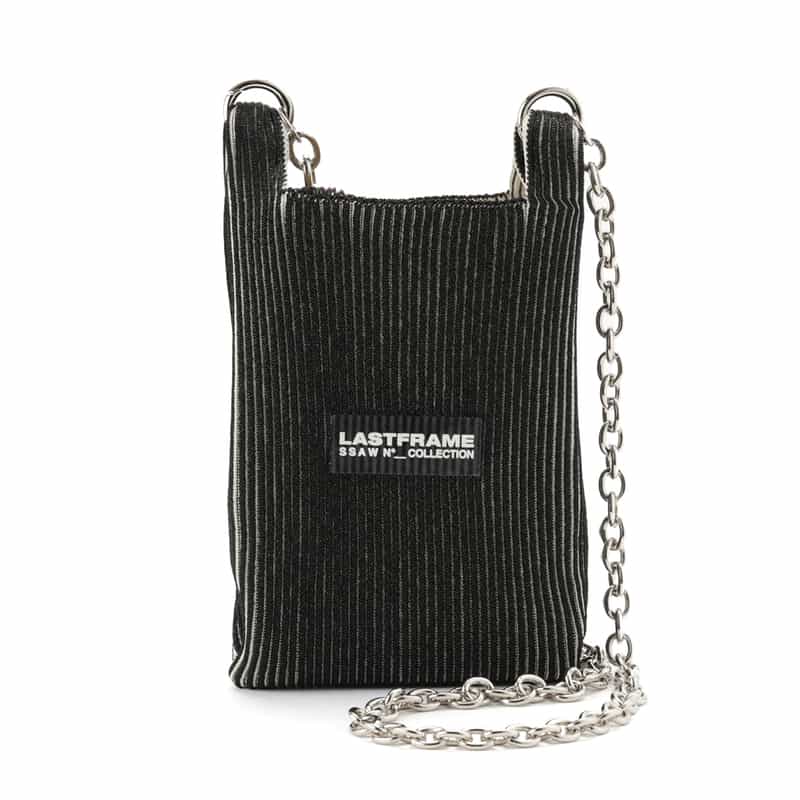 LASTFRAME LASTFRAME＜ラストフレーム＞メタリック ミニ マーケットバッグ "KYOTO" BLACK