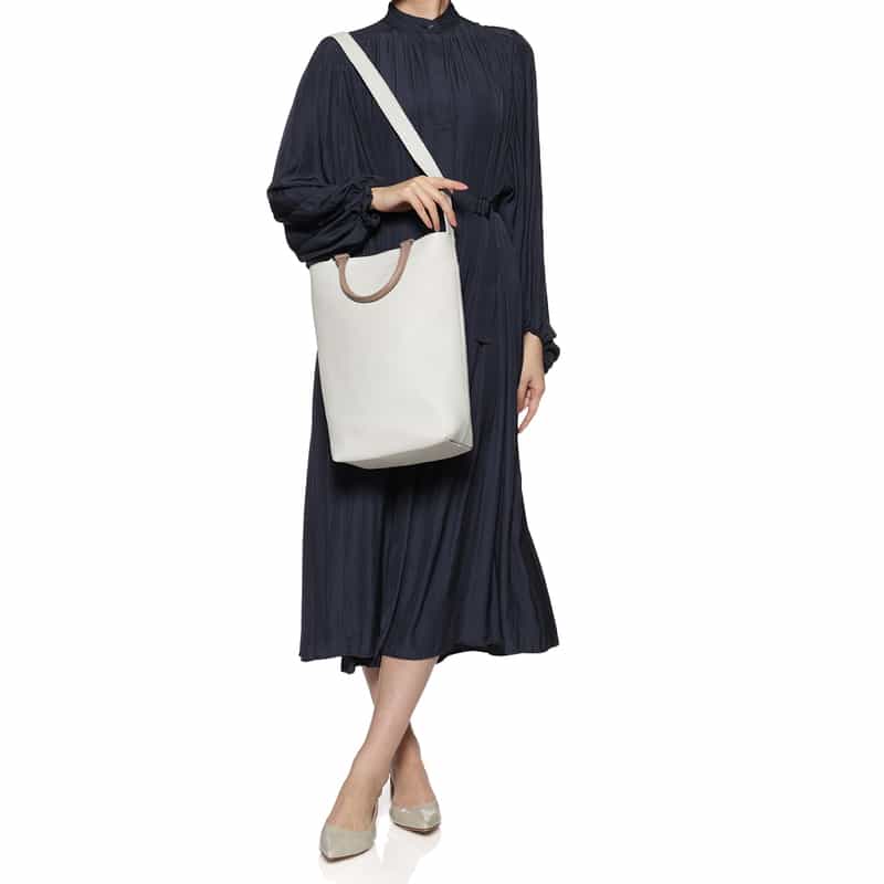 BARNEYS NEW YORK 2WAY トートバッグ LT GRAY