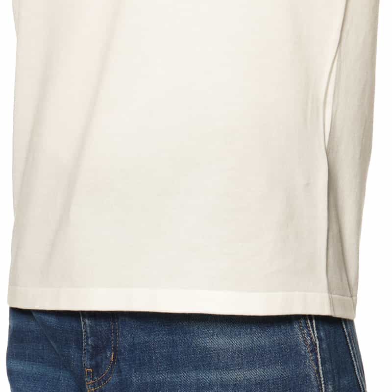 BARNEYS NEW YORK ウォッシャブル シーアイランドコットン ニットプルオーバー WHITE