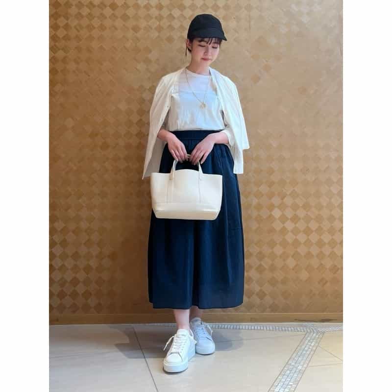 BARNEYS NEW YORK ウォッシャブル シーアイランドコットン ニットプルオーバー WHITE