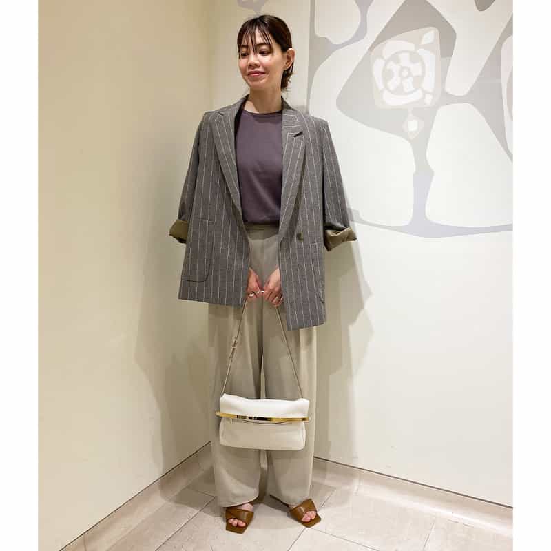 BARNEYS NEW YORK ウォッシャブル シーアイランドコットン ニットプルオーバー BROWN