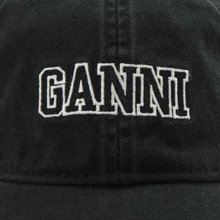 GANNI ベースボールキャップ Cap ロゴ 帽子 GANNI ベースボールキャップ Cap ロゴ 帽子 (Ganni/キャップ