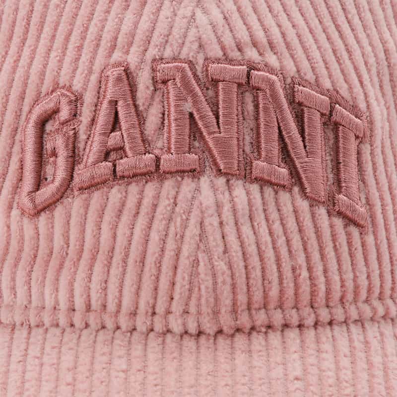 GANNI GANNI＜ガニー＞エンブロイダリーロゴ ベースボールキャップ PINK