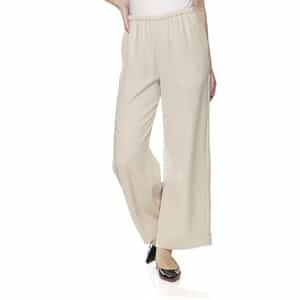 ウォッシャブル ドローストリング ワイドパンツ