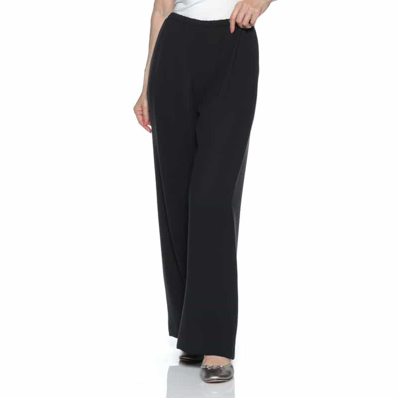 BARNEYS NEW YORK ウォッシャブル ドローストリング ワイドパンツ NAVY