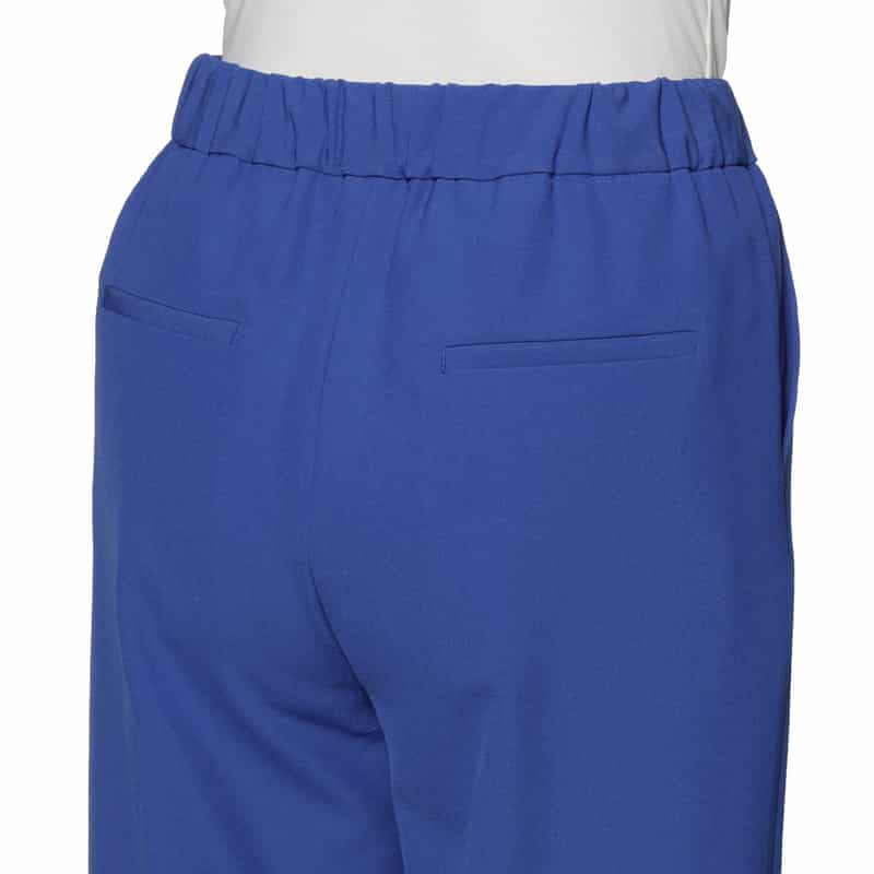 BARNEYS NEW YORK ウォッシャブル ウエストドローコード付きストレッチパンツ BLUE