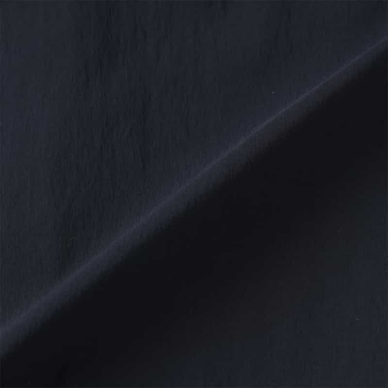 BARNEYS NEW YORK ウォッシャブル スタンドカラーバックリボンブラウス NAVY