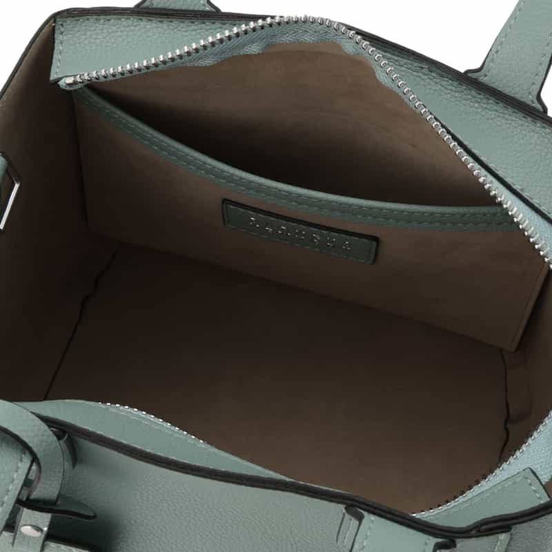 BARNEYS NEW YORK マイクロファイバー素材ミニトートバッグ LIGHT GREEN