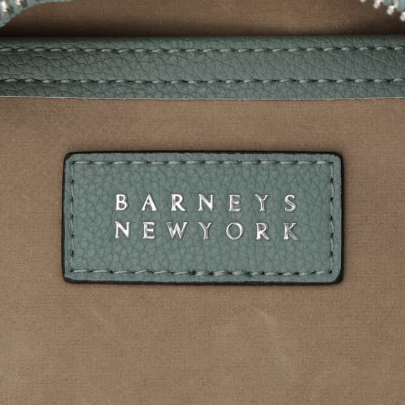 BARNEYS NEW YORK マイクロファイバー素材ミニトートバッグ LIGHT GREEN