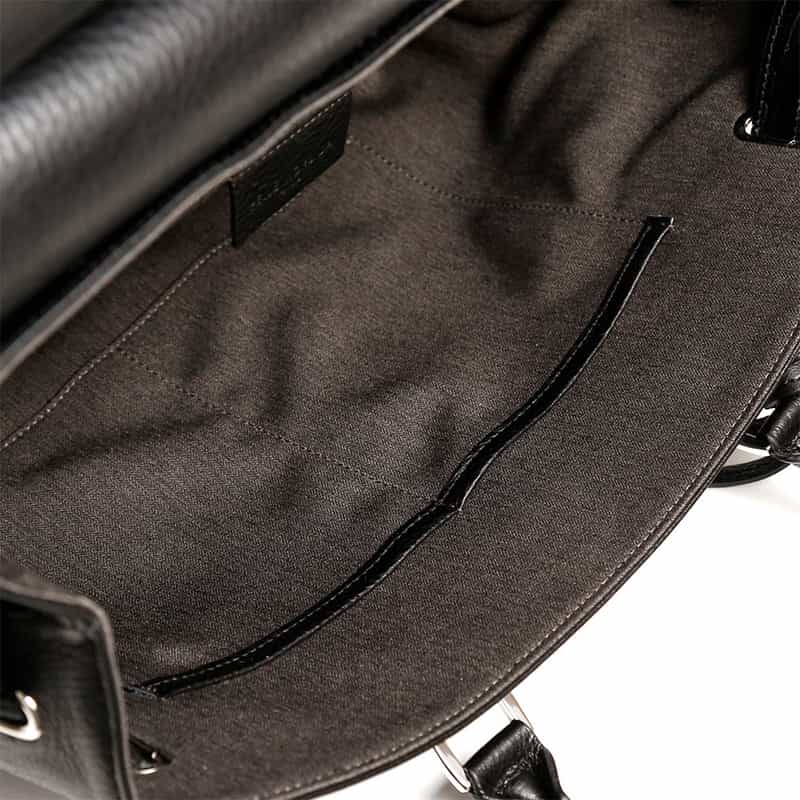 PELLE MORBIDA PELLE MORBIDA＜ペッレ モルビダ＞バーニーズ　ニューヨーク限定 レザーボストンバッグ BLACK