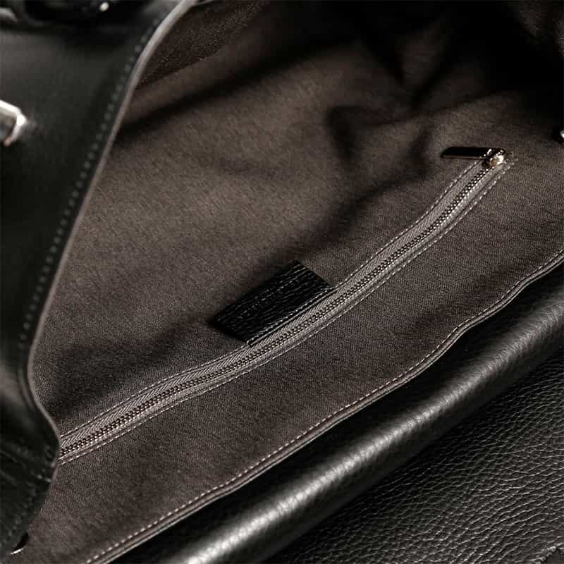 PELLE MORBIDA PELLE MORBIDA＜ペッレ モルビダ＞バーニーズ　ニューヨーク限定 レザーボストンバッグ BLACK