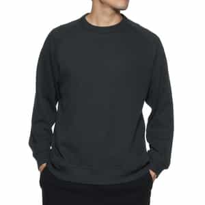 ローゲージ鹿の子素材クルーネックプルオーバー