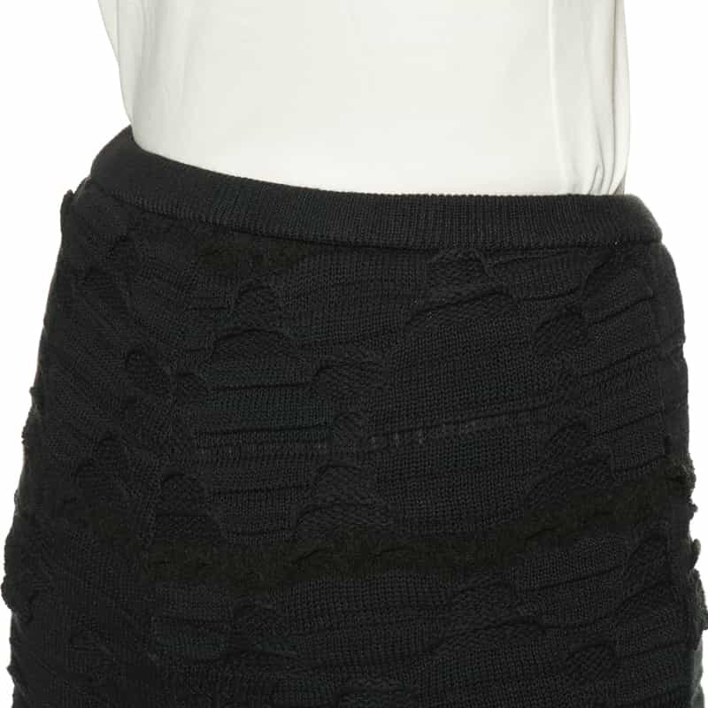 BARNEYS NEW YORK ウォッシャブル ニットパンツ BLACK